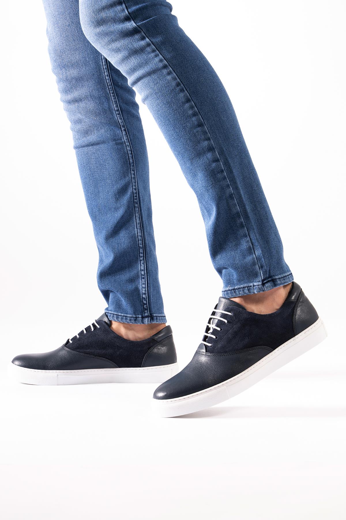 Men's Genuine Leather Sneakers